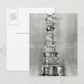 Carte Postale Candelabra conçu par Piranesi sur la base (Devant / Derrière)