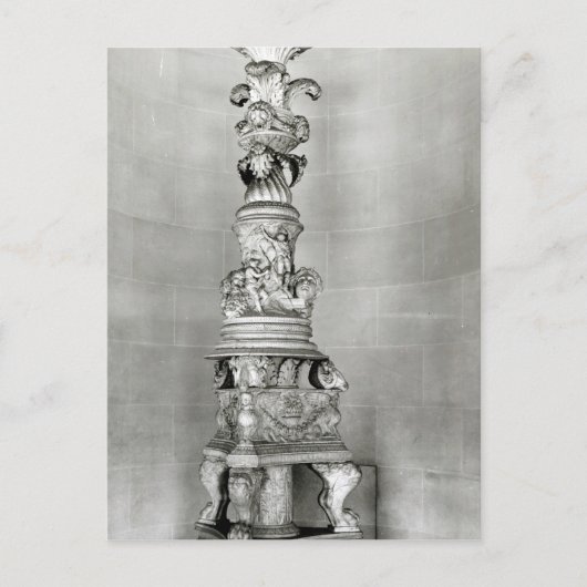 Carte Postale Candelabra conçu par Piranesi sur la base (Devant)