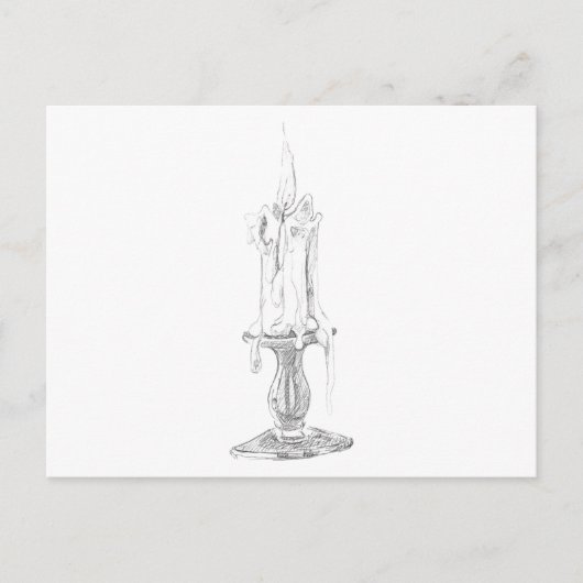 Carte Postale Candle Postcard (Devant)