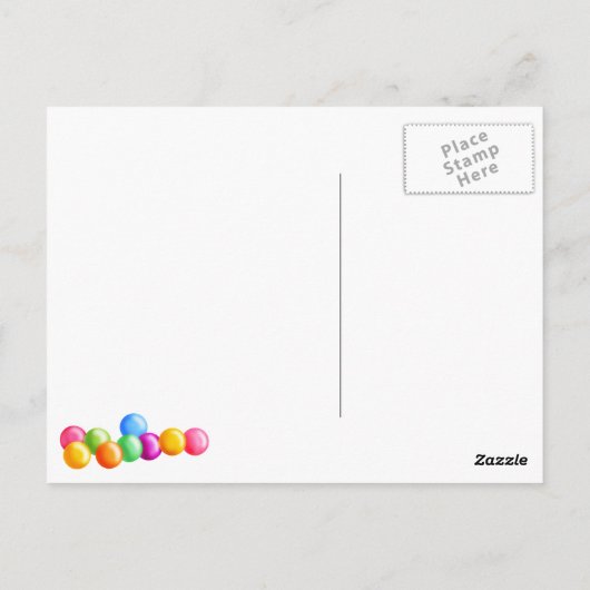 Carte Postale Candy Circus (Dos)