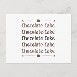 Carte Postale Candy Coca Chocolat Jour du gâteau Amour sucré Cad