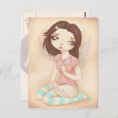 Carte Postale CANDY FAIRY quelque chose de doux (Devant / Derrière)