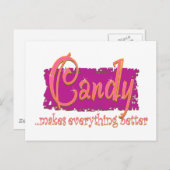 Carte Postale Candy fait tout mieux (Devant / Derrière)