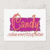 Carte Postale Candy fait tout mieux (Devant)