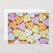 Carte Postale Candy Hearts Valentine's Day (Devant / Derrière)