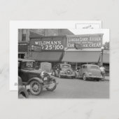 Carte Postale Candy & Ice Cream Shop, 1938 (Devant / Derrière)