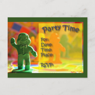 Carte Postale Candy Land Invitation du temps