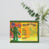 Carte Postale Candy Land Invitation du temps (Debout devant)