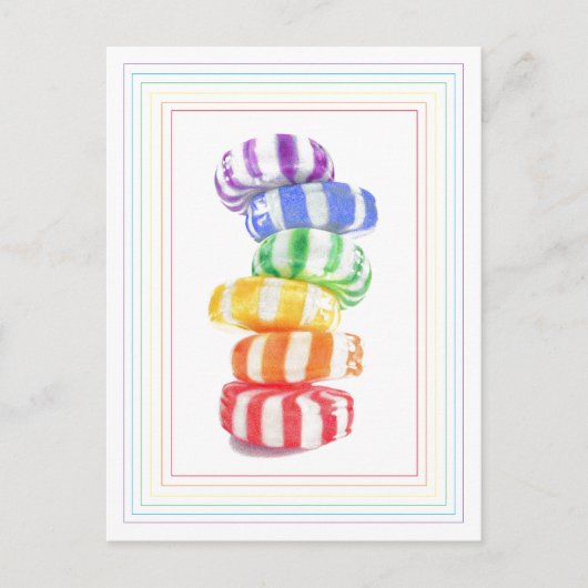 Carte postale CANDY RAINBOW (Devant)