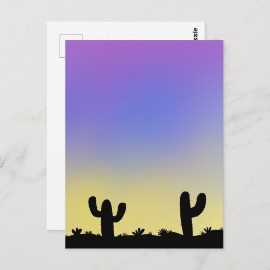 Carte Postale Candy Sky Desert (Devant / Derrière)