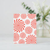 Carte Postale Candy Spiral Peppermenthe Conception (Debout devant)