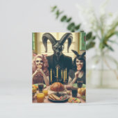 Carte Postale Candy Supper vintage Occult Baphomet (Debout devant)