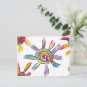 Carte Postale Candy Waters Artiste de l'autisme (Debout devant)