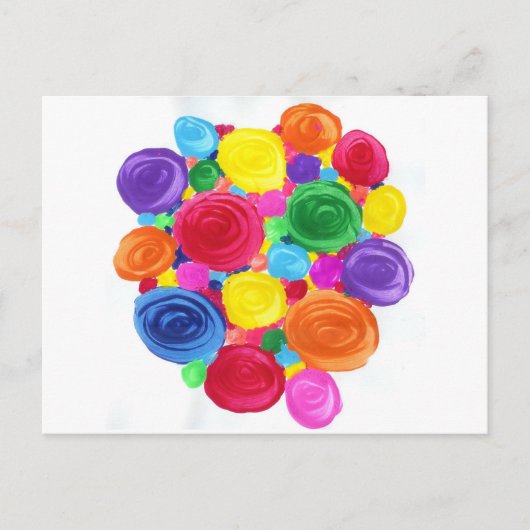 Carte Postale Candy Waters Artiste de l'autisme (Devant)