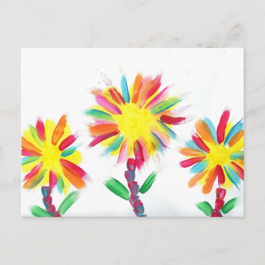 Carte Postale Candy Waters Artiste de l'autisme (Devant)