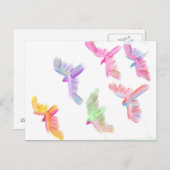 Carte Postale Candy Waters Artiste de l'autisme (Devant / Derrière)