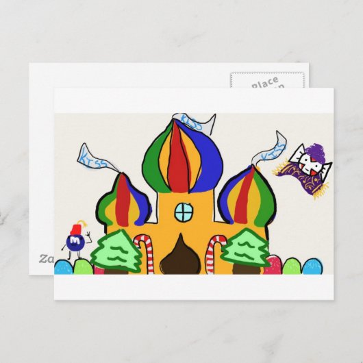 Carte Postale Candyland Inde (Devant / Derrière)