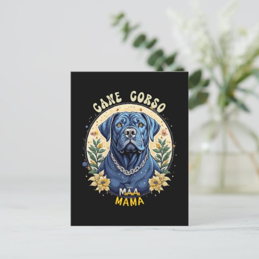 Carte Postale Cane Corso Mama (Debout devant)