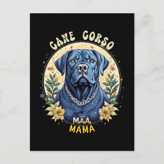 Carte Postale Cane Corso Mama (Devant)