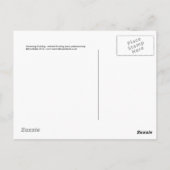 Carte postale Caneton nageant (Dos)