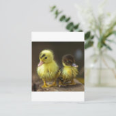 Carte Postale Canettes (Debout devant)