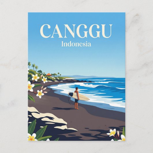 Carte Postale Canggu Indonésie (Devant)
