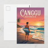 Carte Postale Canggu Indonésie (Devant / Derrière)