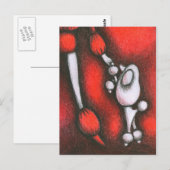 Carte Postale caniche (Devant / Derrière)