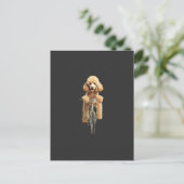 Carte Postale Caniche (Debout devant)