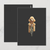 Carte Postale Caniche (Devant / Derrière)