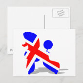 Carte Postale Caniche british (Devant / Derrière)