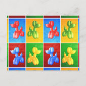 Carte Postale Caniche de ballon (Devant)