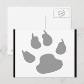 Carte Postale canin à fourrure (Devant / Derrière)