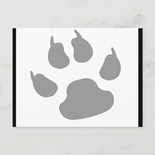 Carte Postale canin à fourrure (Devant)
