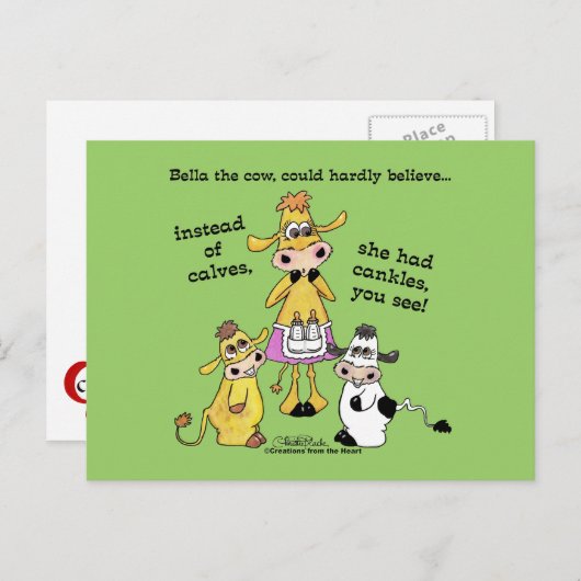 Carte Postale Cankles et non calques (Devant / Derrière)