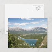 Carte Postale Canmore, Alberta le meilleur endroit sur Ea... (Devant / Derrière)