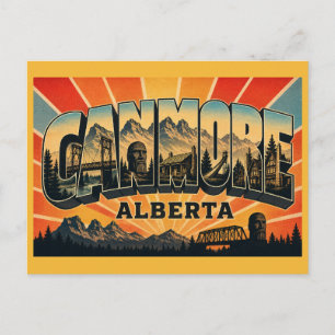 Carte Postale Canmore Alberta Ville de Montagne