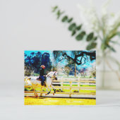 Carte Postale Canne allumée (Debout devant)