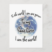 Carte Postale Canne Corso World 2 (Devant)