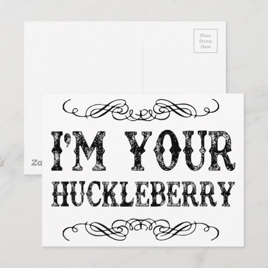 Carte Postale canneberge (Devant / Derrière)