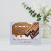 Carte Postale Cannelle : ajouter des épices à votre vie... (Debout devant)