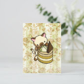 Carte Postale Cannelle Apple Kitty (Debout devant)