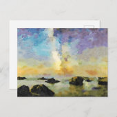 Carte Postale *~* Cannelle Beach Italie Sunset AP12 (Devant / Derrière)