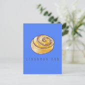 Carte Postale Cannelle Buns Cinnamon Rolls Café Fika (Debout devant)