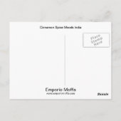 Carte Postale Cannelle épice Moods Inde (Dos)