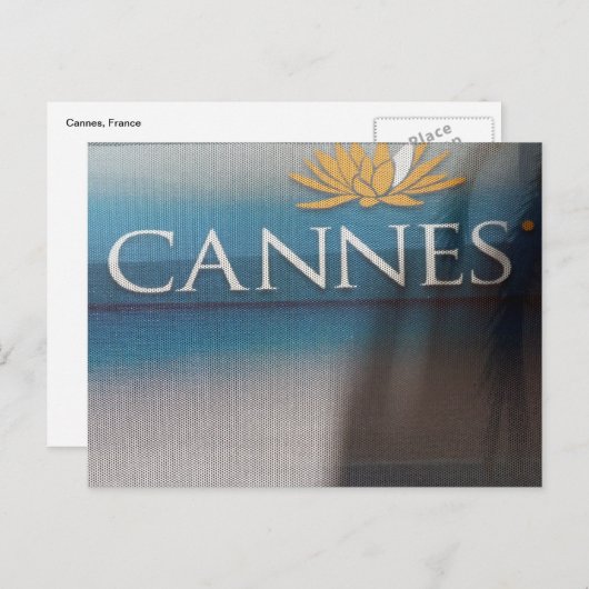 Carte Postale cannes (Devant / Derrière)