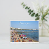 Carte Postale cannes au bord de la plage (Debout devant)