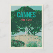 Carte Postale Cannes Côte d'Azur France, vue sur le Suquet (Devant)