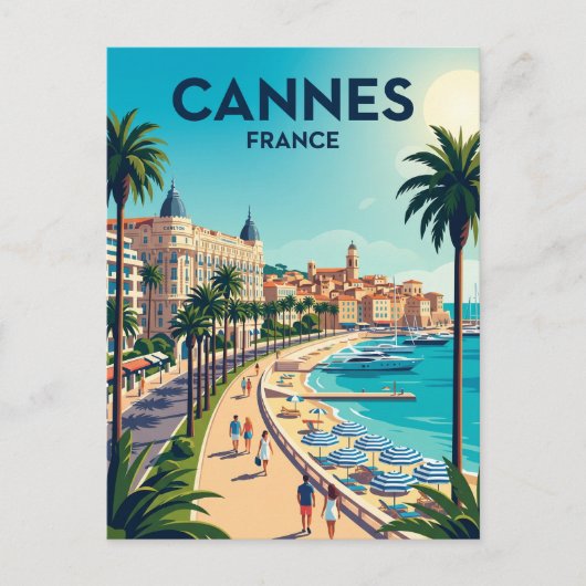 Carte Postale Cannes France (Devant)