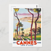 Carte Postale Cannes France (Devant / Derrière)
